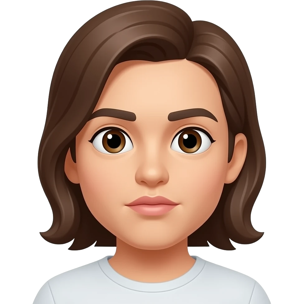 Mewing face emoji