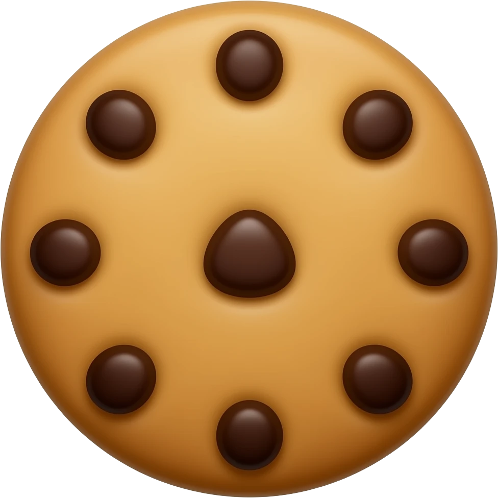 chocolate cookie emoji