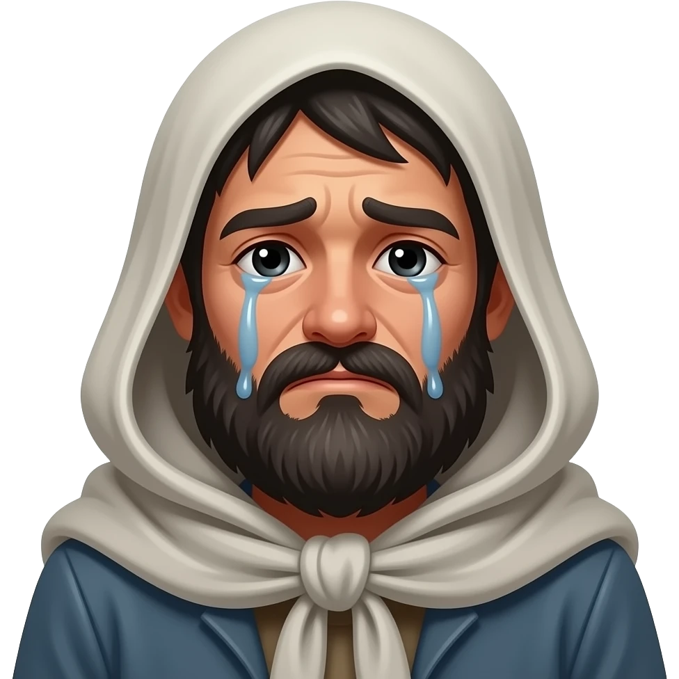 crying beggar emoji