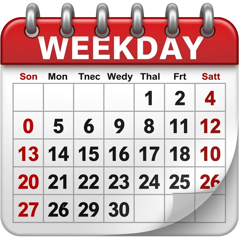 weekly calendar emoji