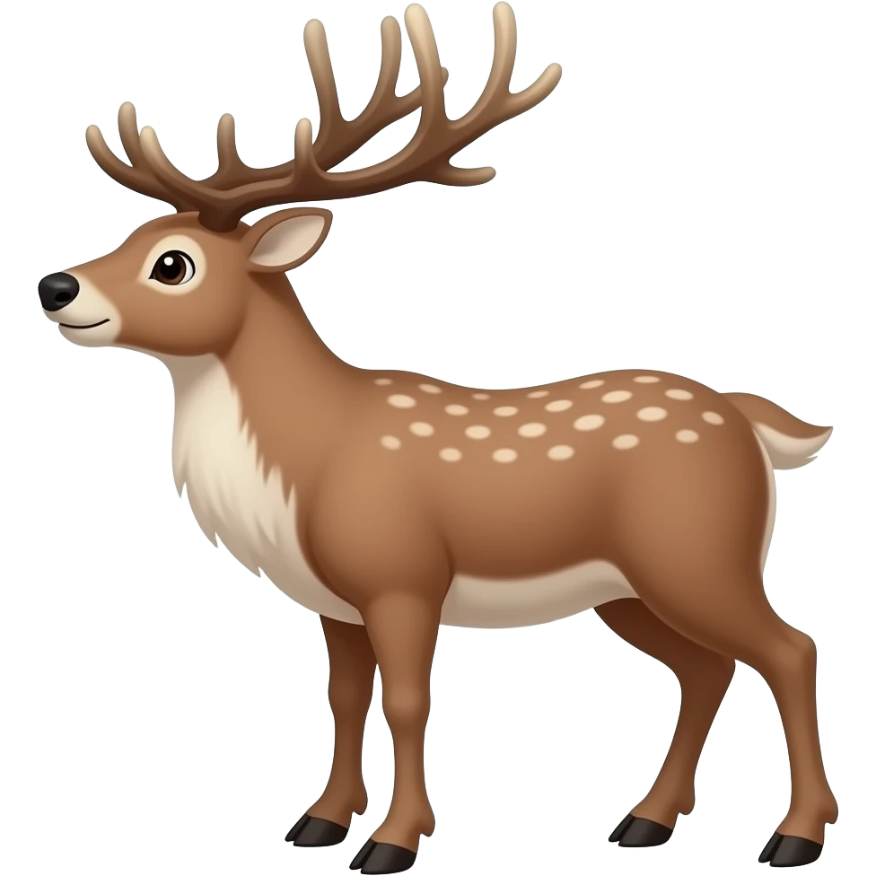 reindeer emoji