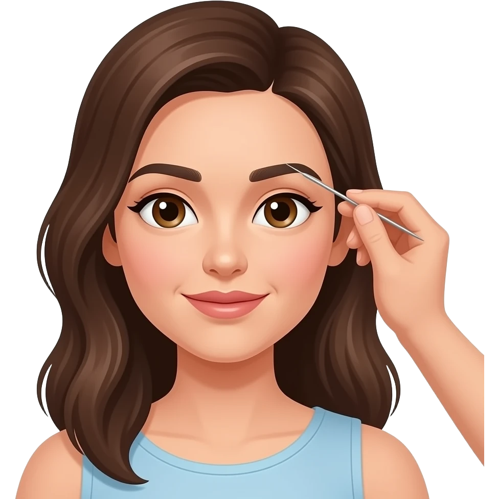 eyebrow threading emoji