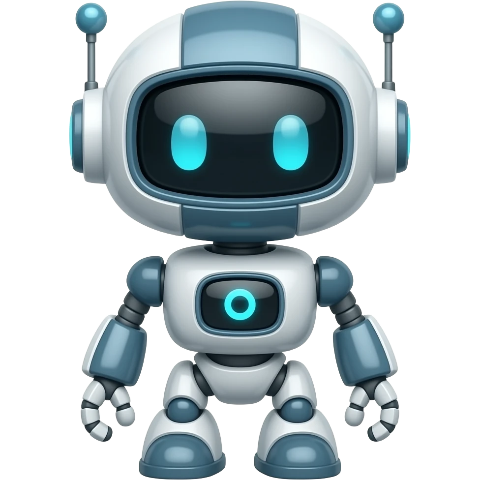 Robot cute emoji
