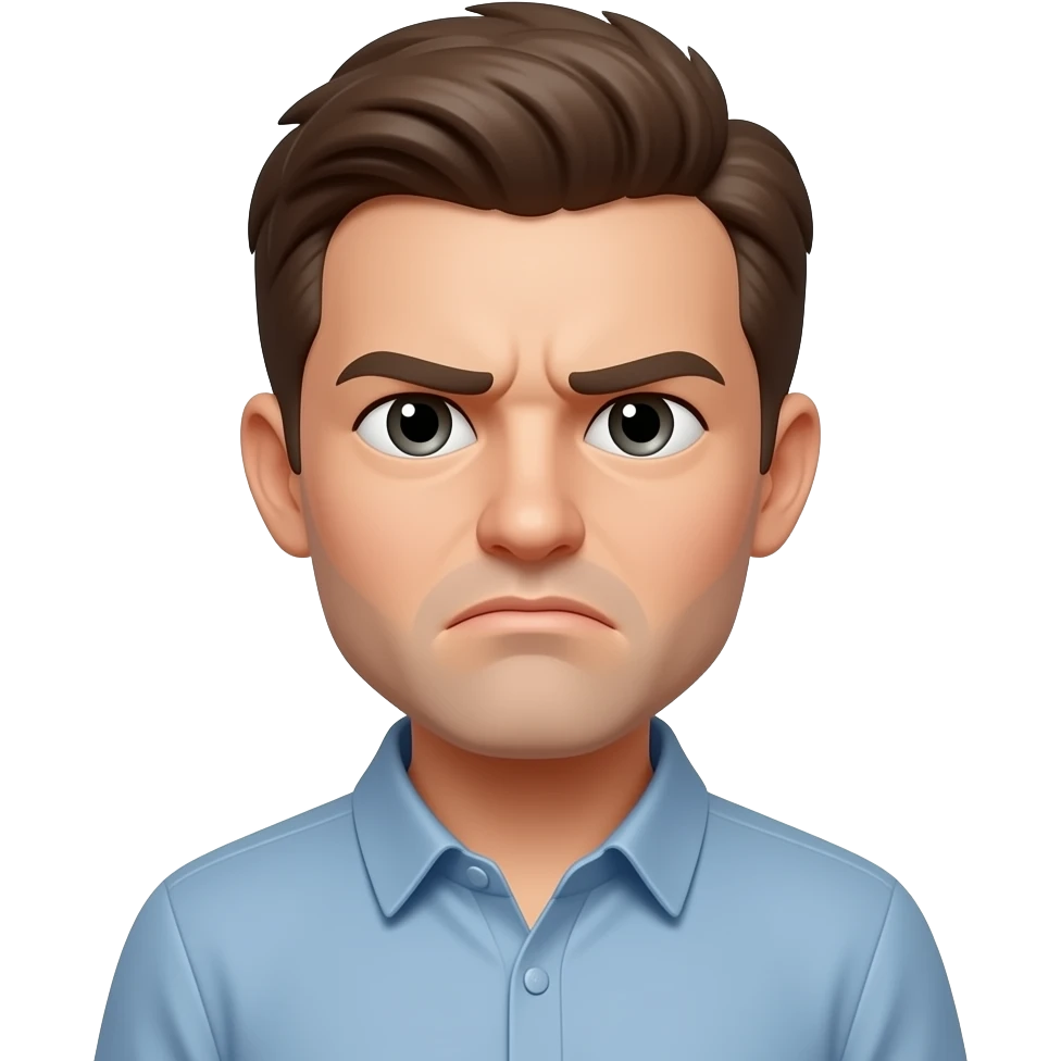 Disgusted emoji