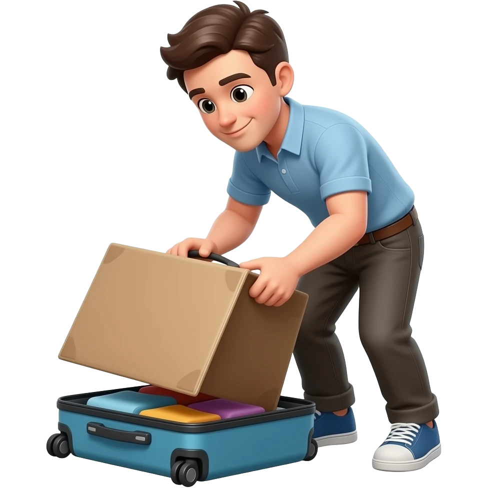 I pack my suitcase emoji