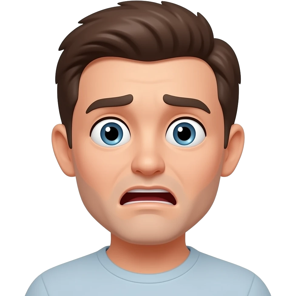 scared guy emoji