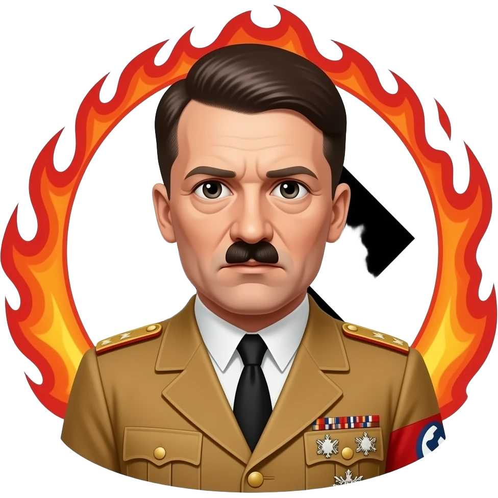 Hitler hell yeah emoji