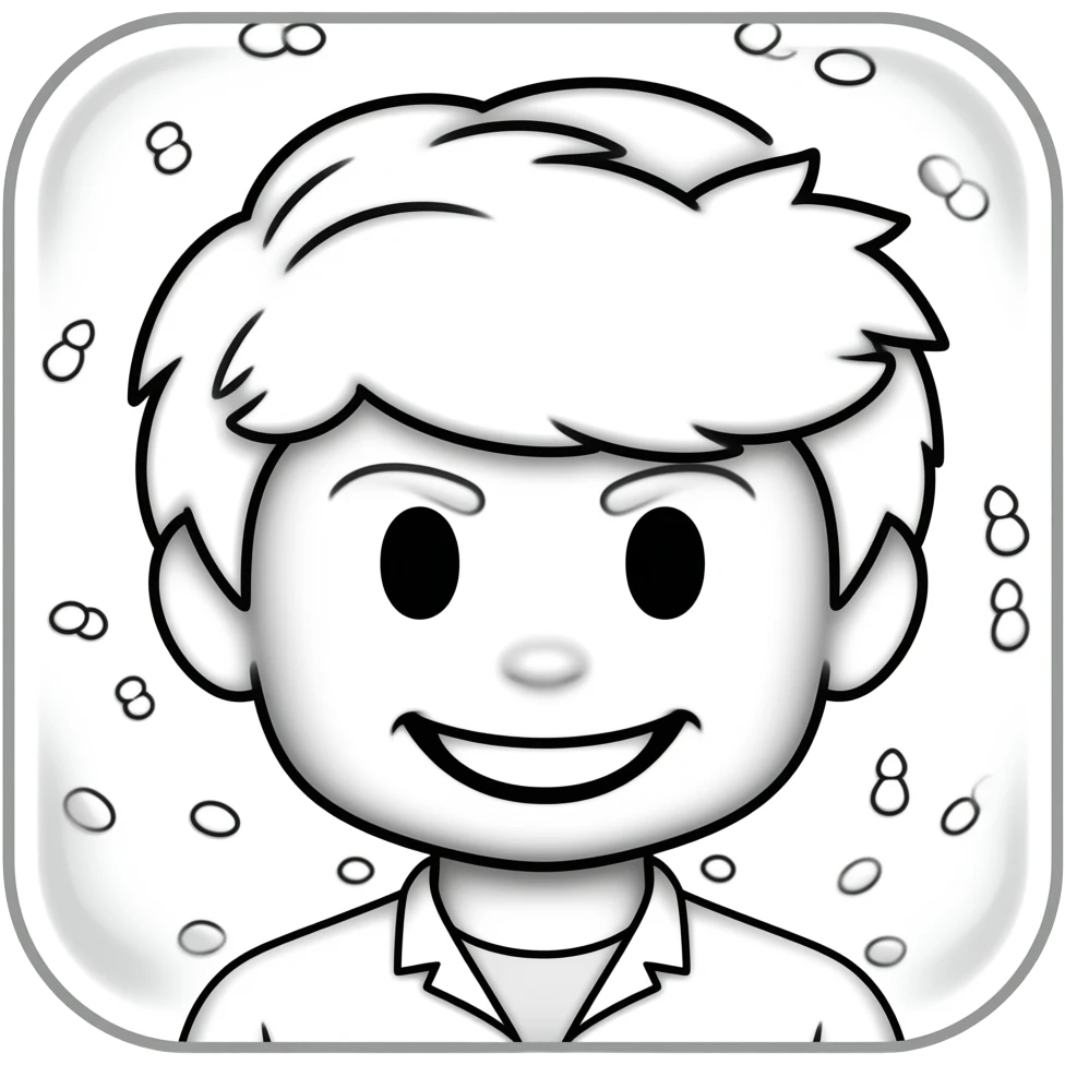 Roblox para colorir logo emoji