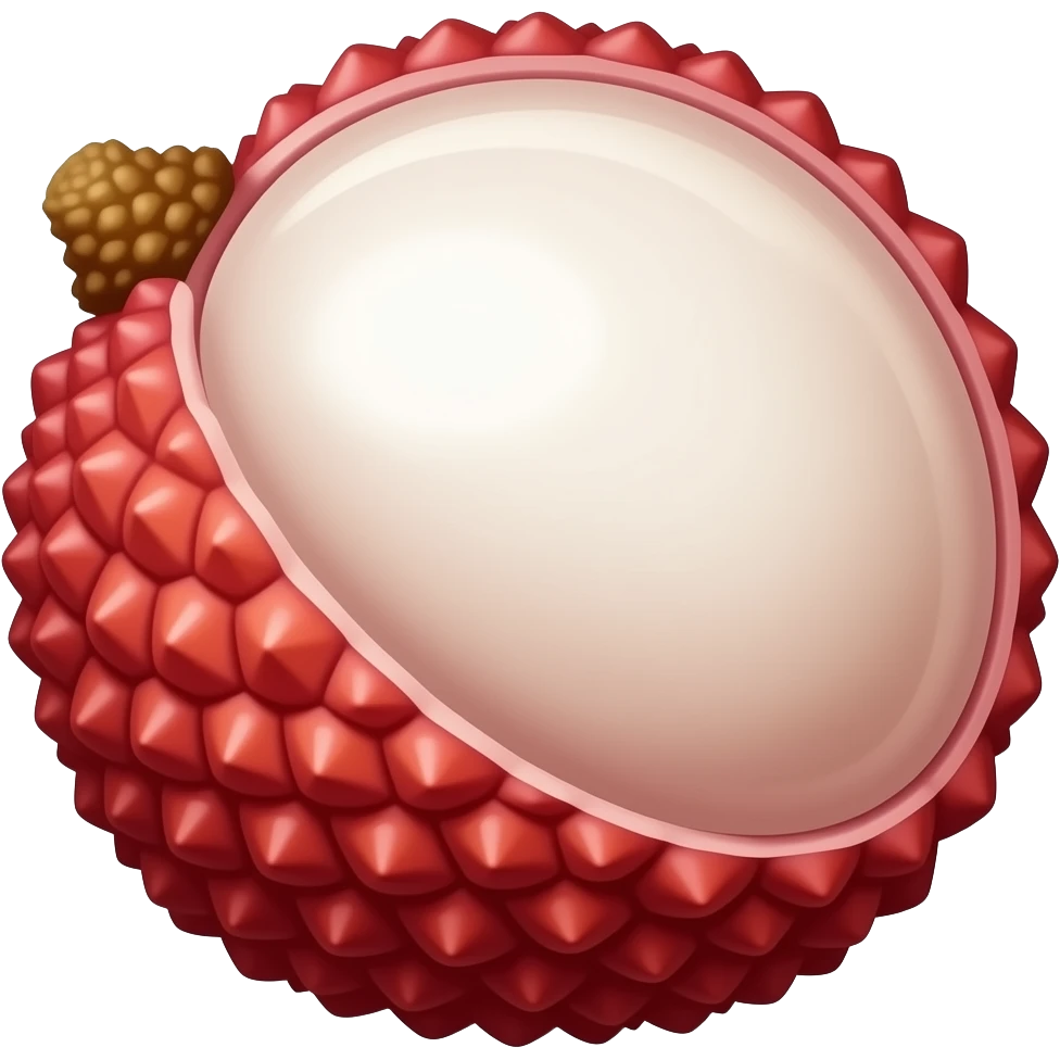 Lychee emoji