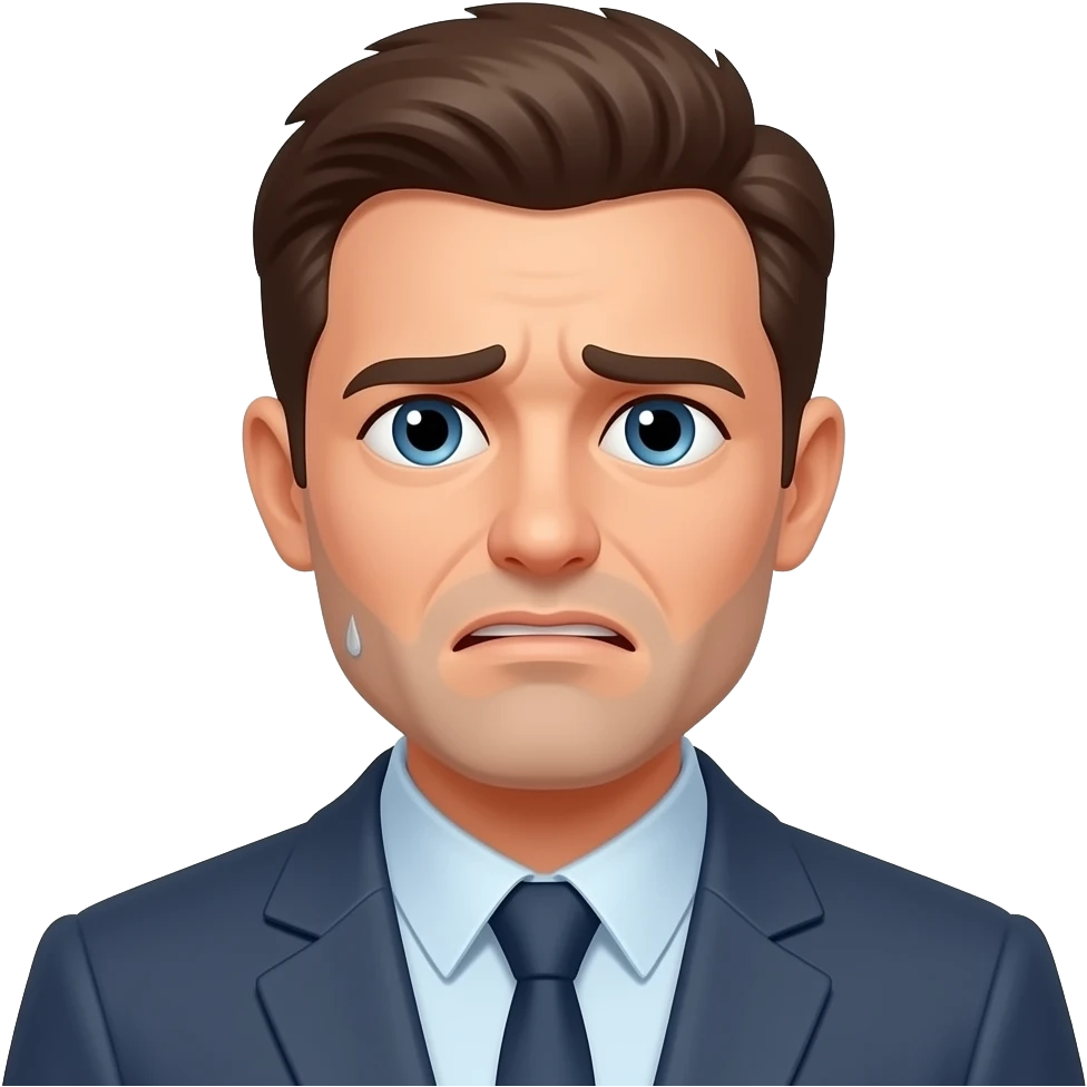a man inproblem emoji