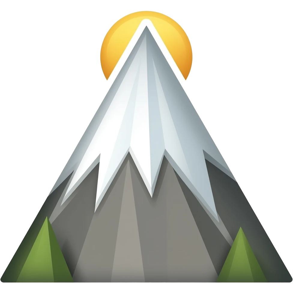 mountain logo triangle emoji