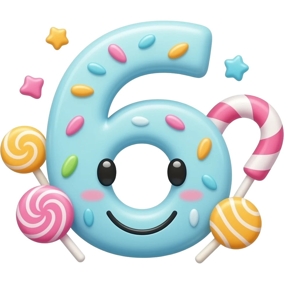 make a sweet logo for our customer service team. we are called team 6 emoji