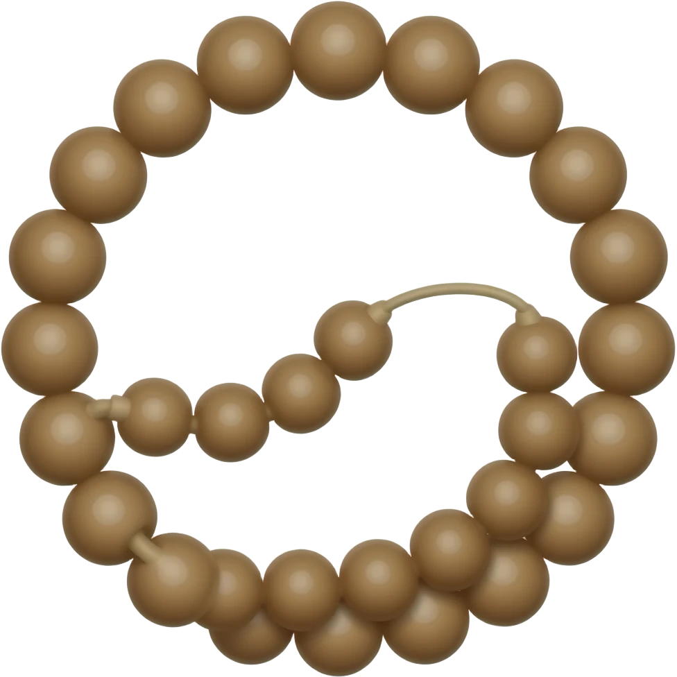 Dhikr beads emoji