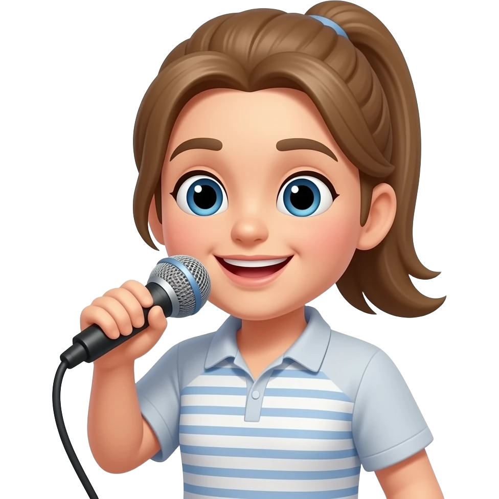 singing emoji
