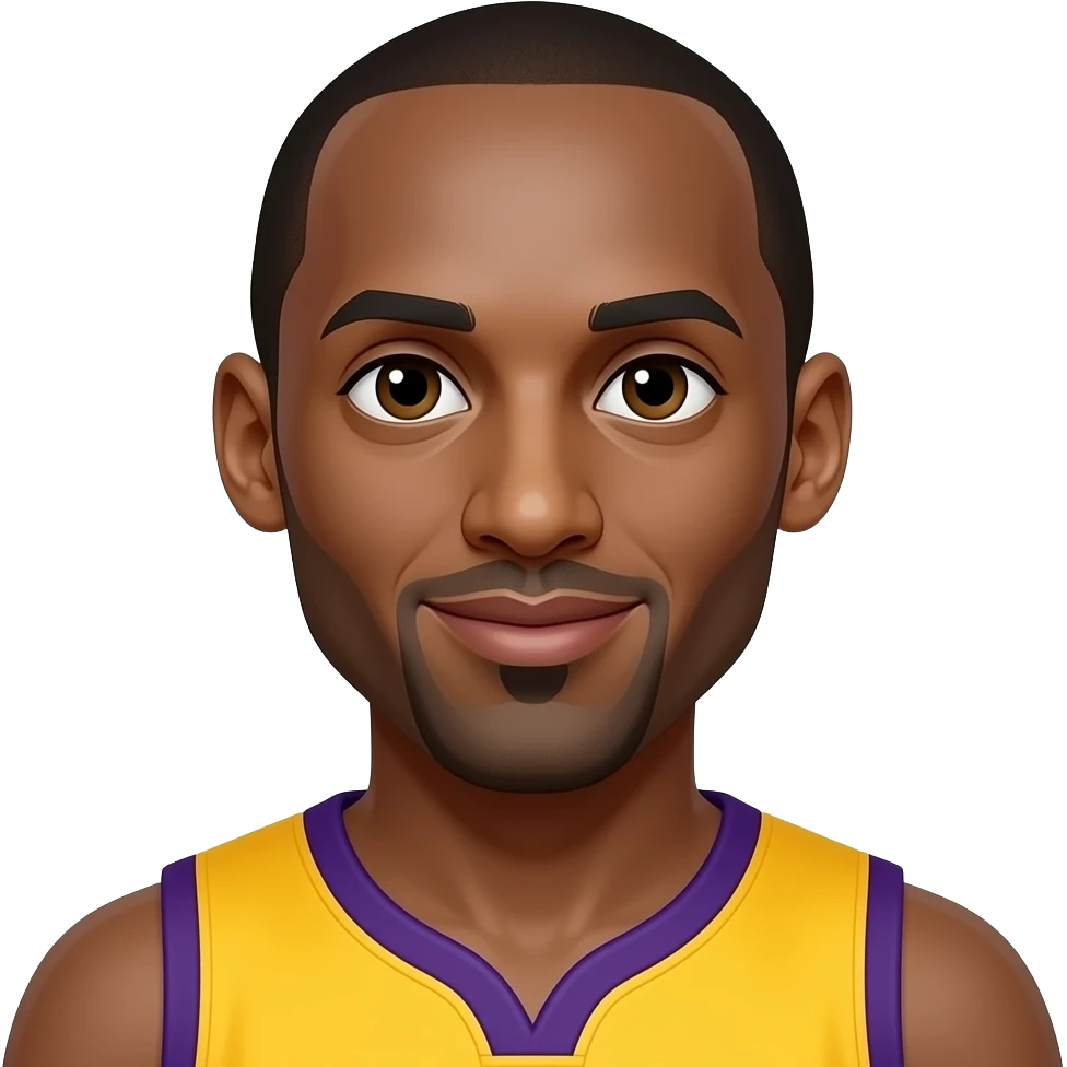 Basketball player Kobe Bryant emoji