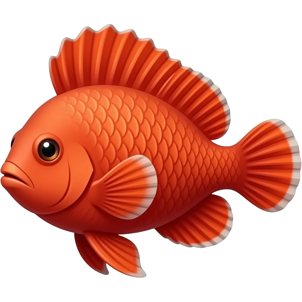 red handfish emoji