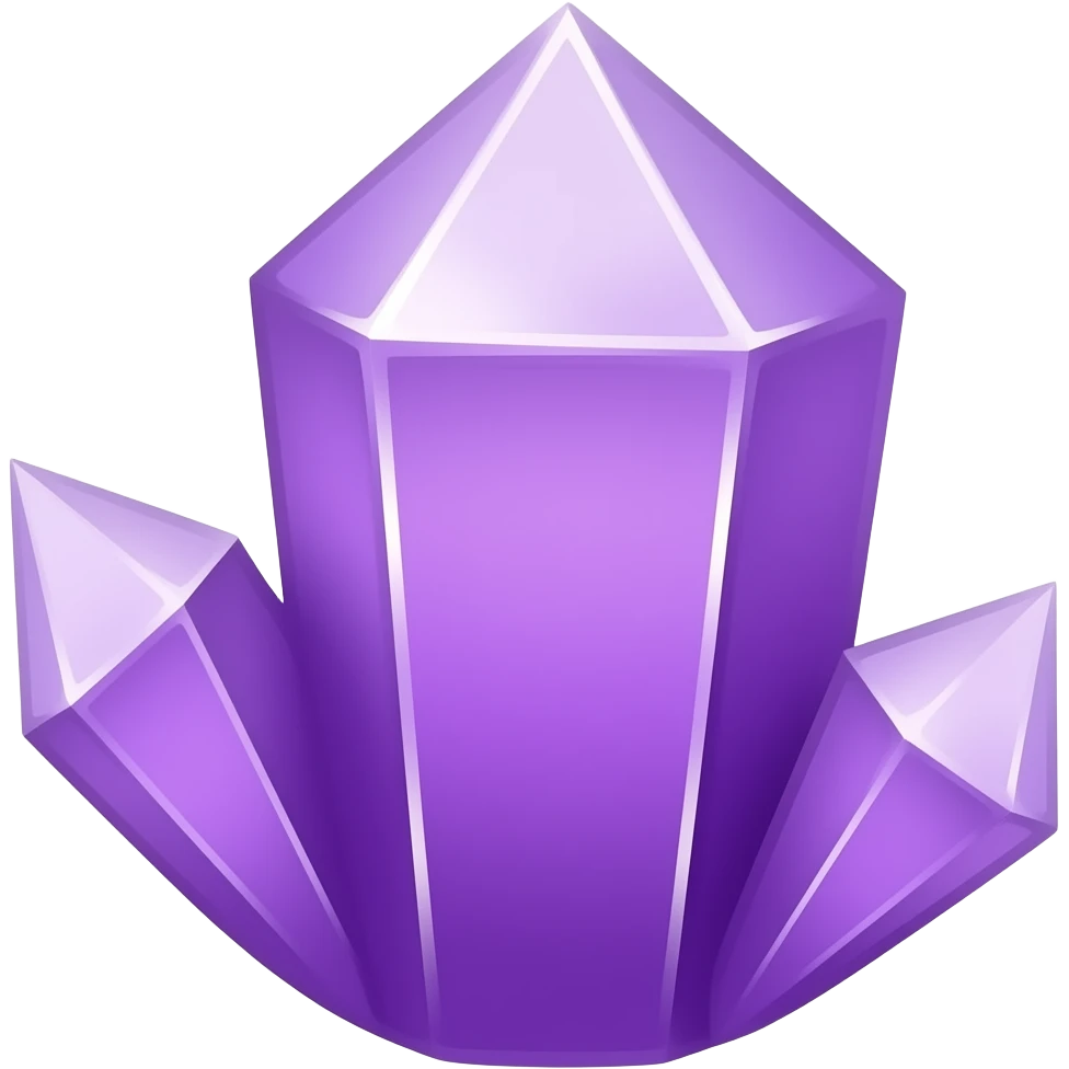 violet crystal emoji