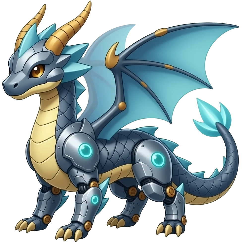 Axew-Larvesta-Latios-Genesect-Exveemon-Fakémon-hybrid emoji
