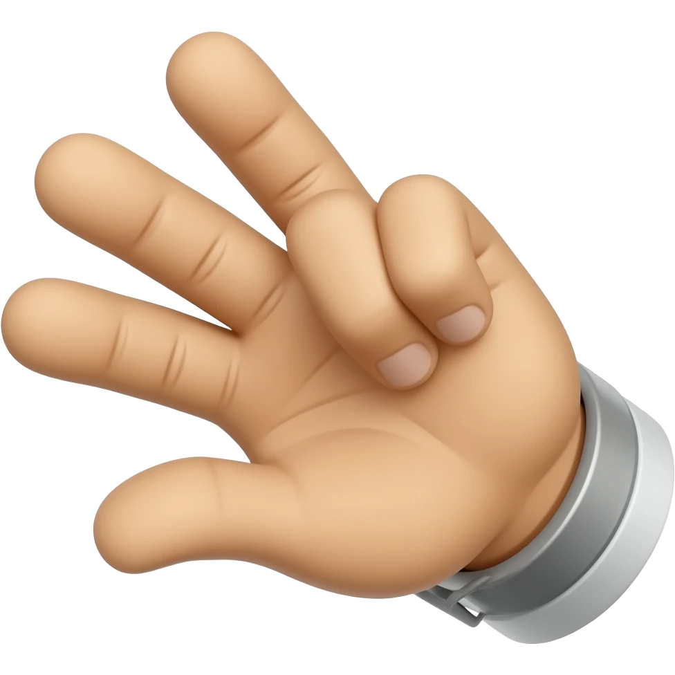 Hand crap emoji