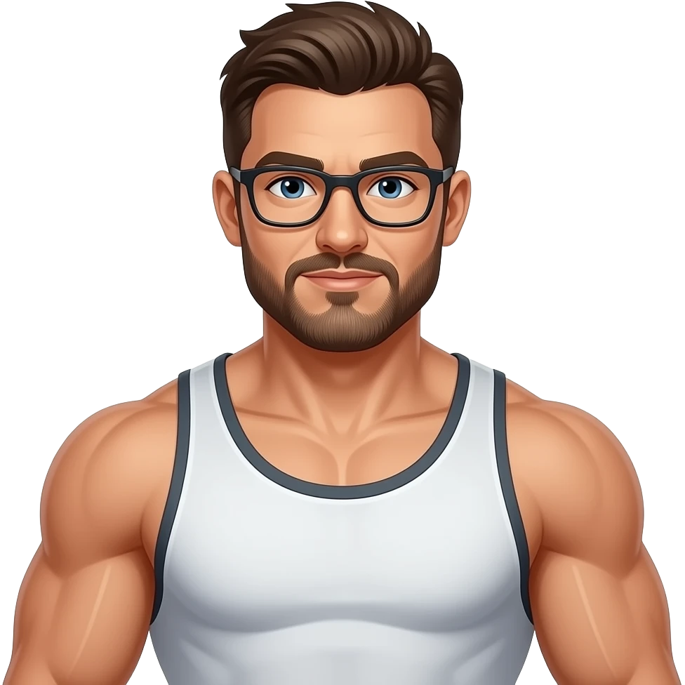 muscle man emoji