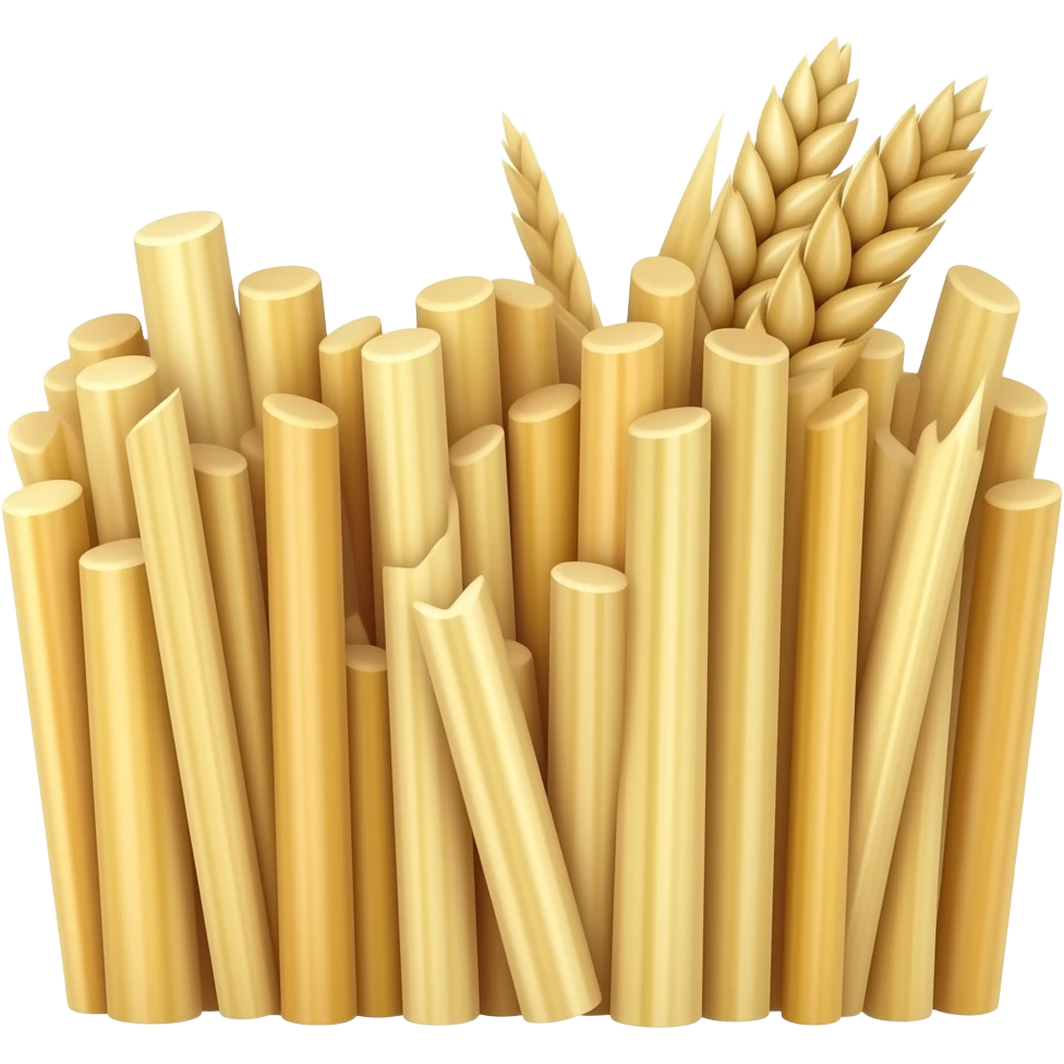 Straw emoji