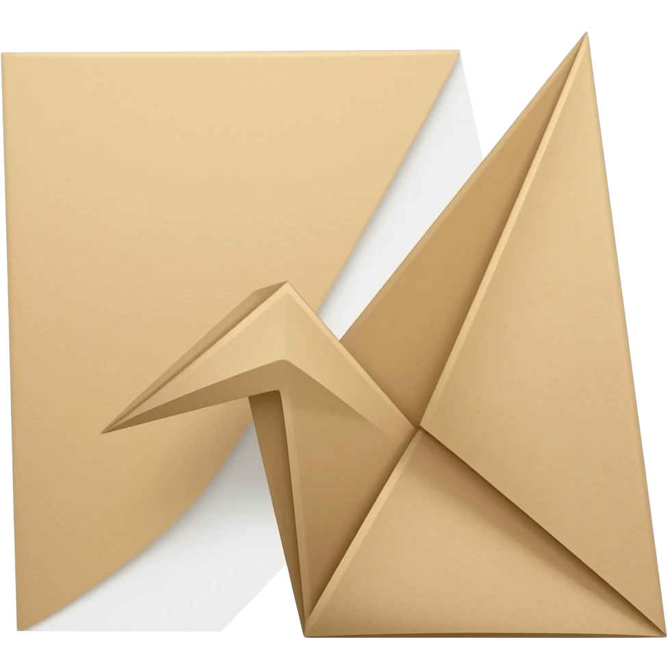 origami paper emoji