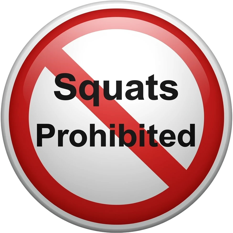 squats prohibited emoji