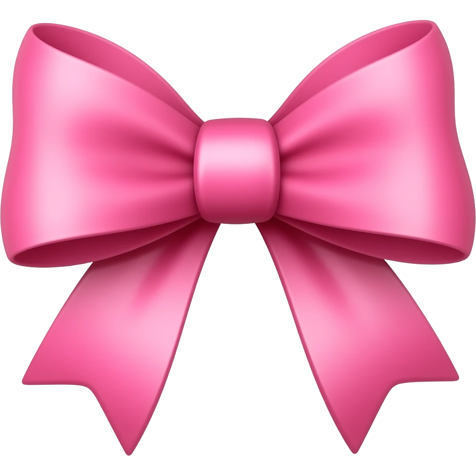 Lazo rosa emoji