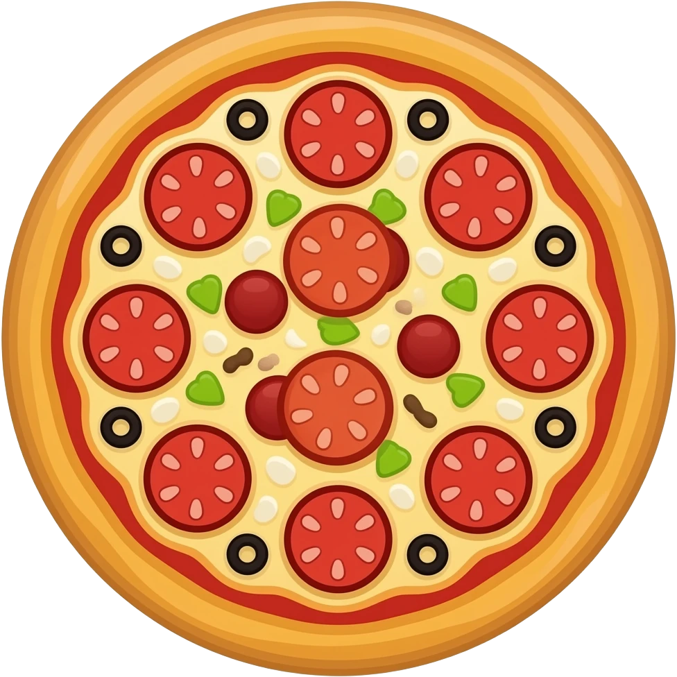 thin pizza emoji