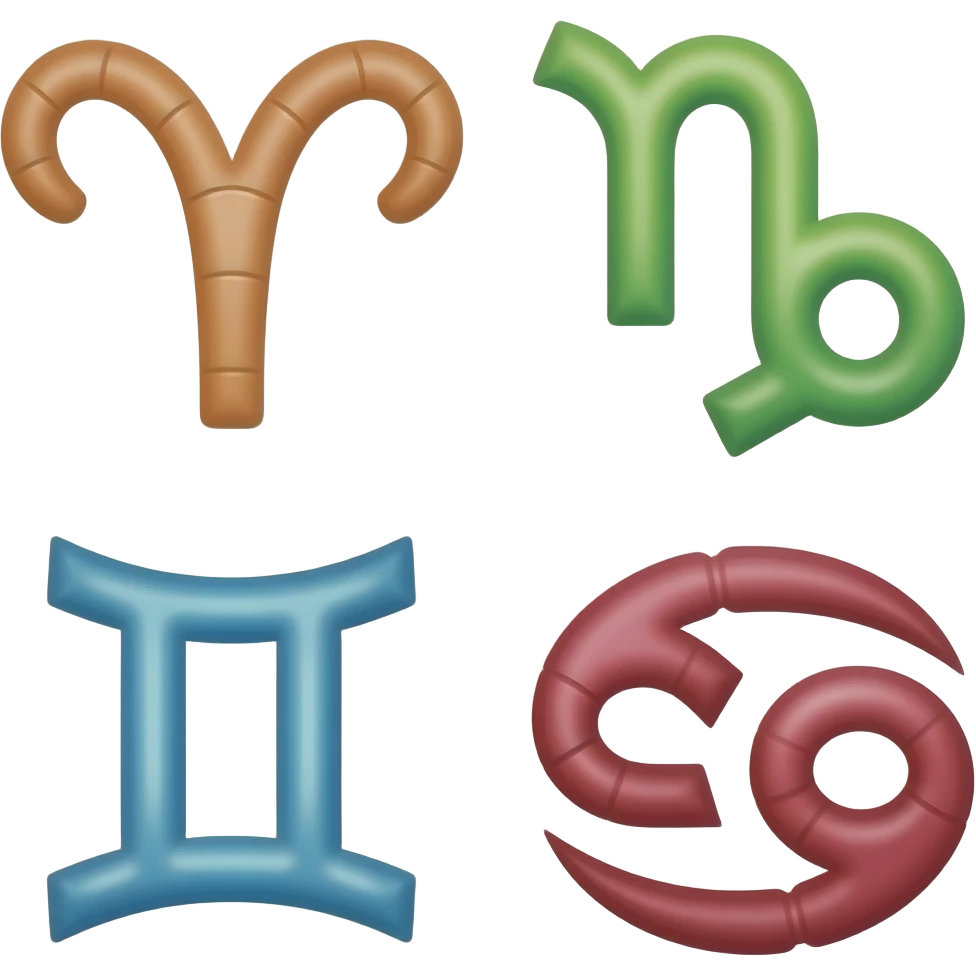 ♈-♉-♊-♋ emoji