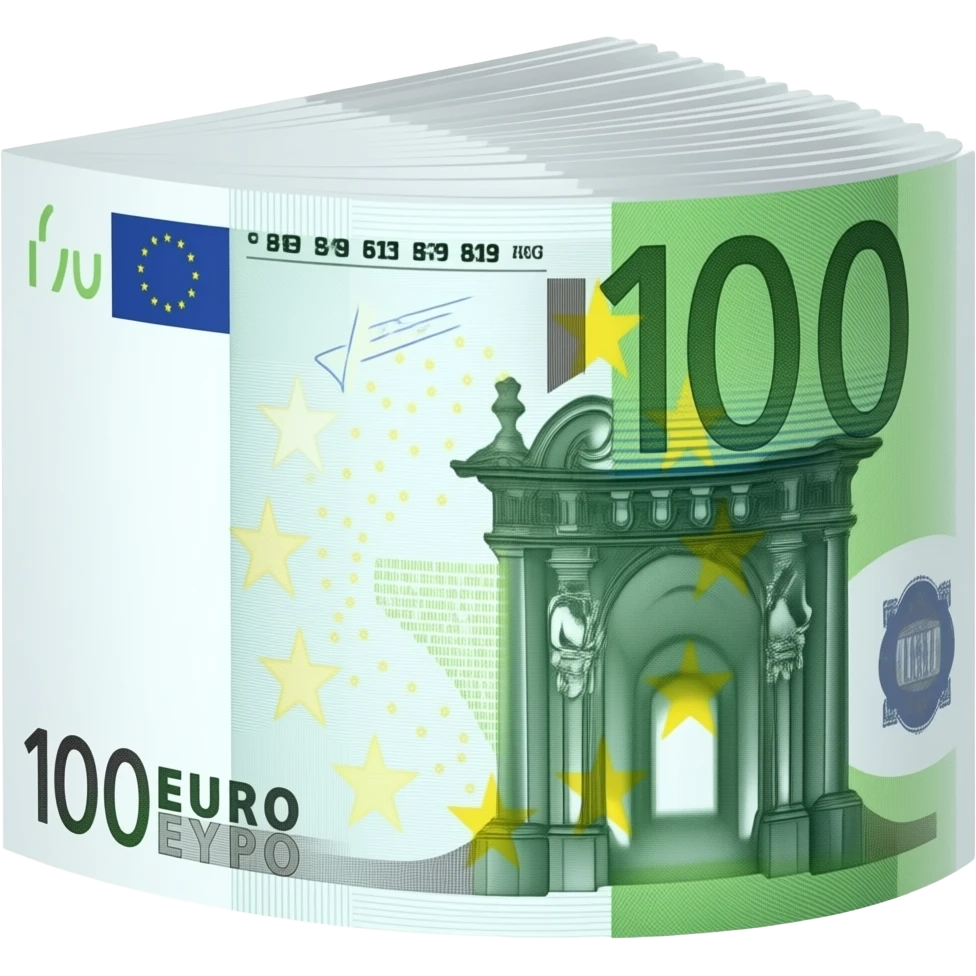 euro bills emoji