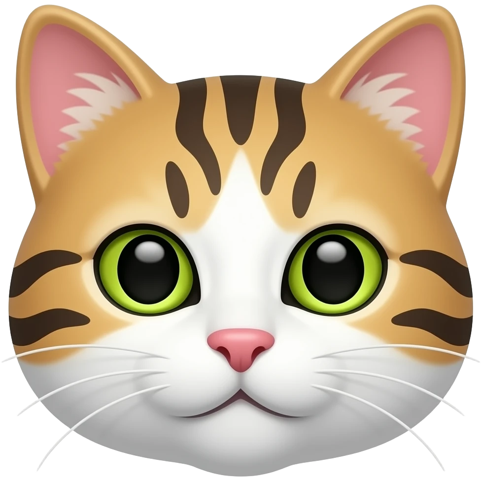 Cat head emoji