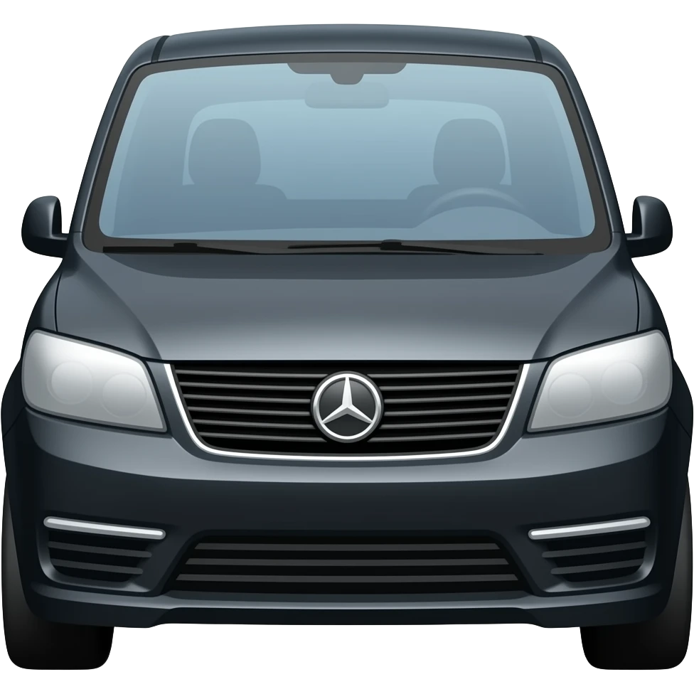 black minivan emoji