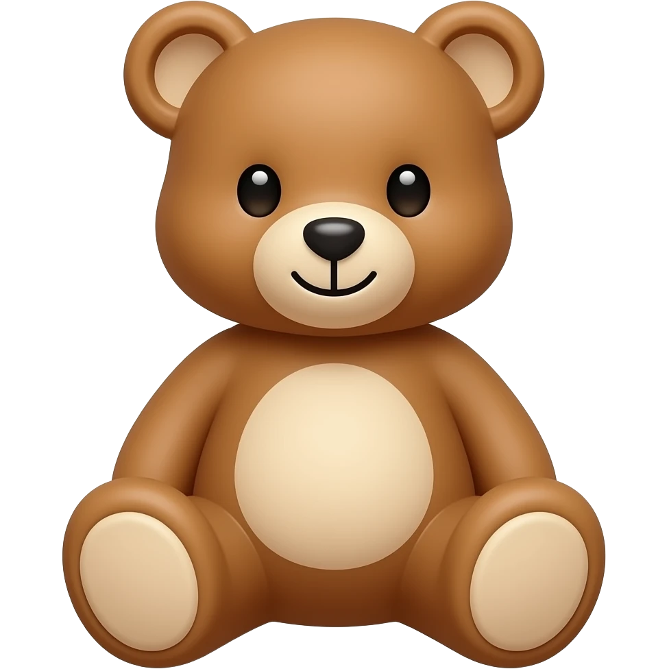 cute teddy bear emoji
