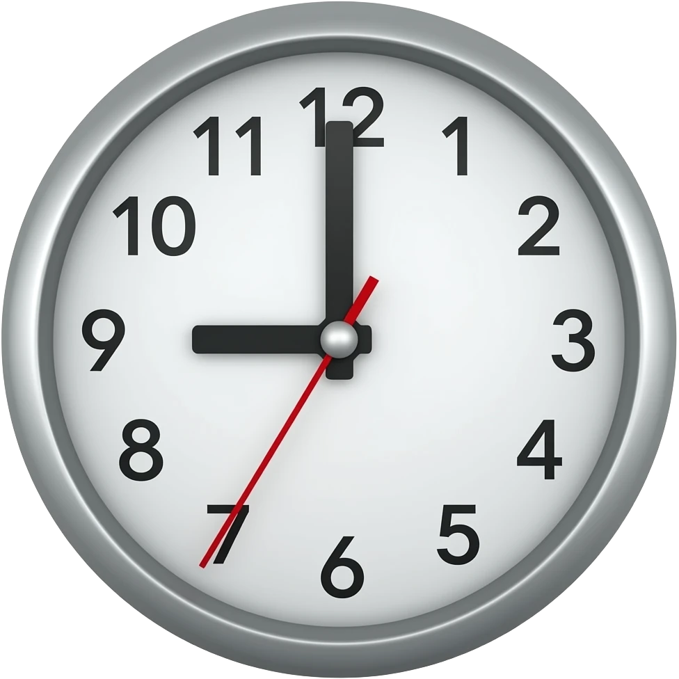 Clock emoji
