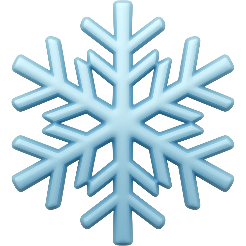 snow flake emoji