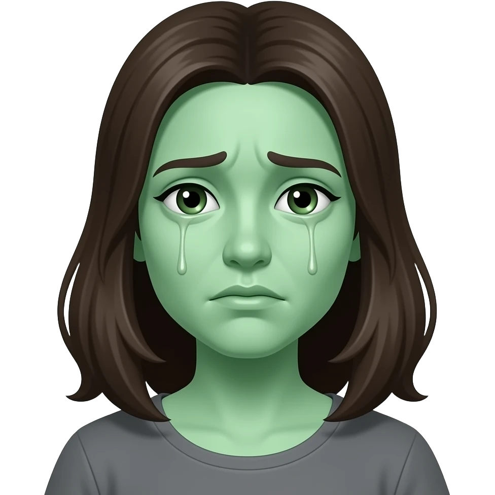 woman green sick emoji