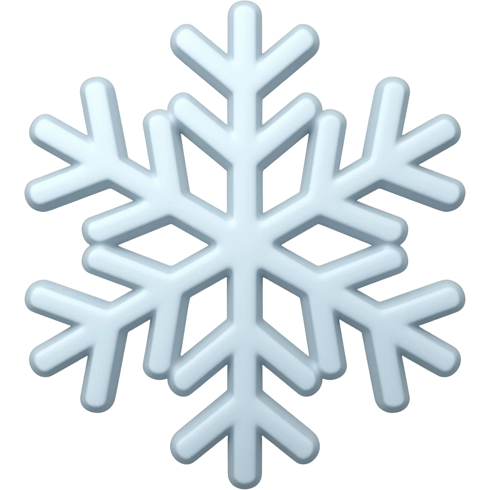 Snow emoji