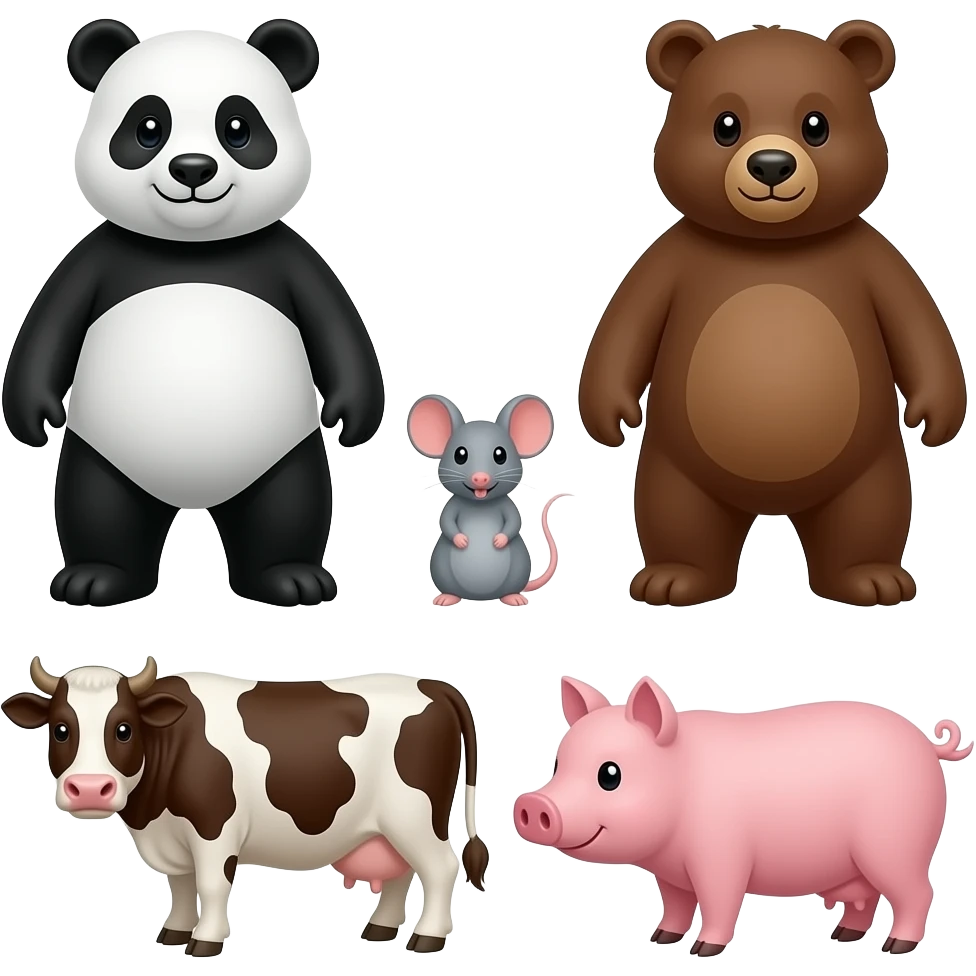 🐨🐭🐻🐮🐷 emoji