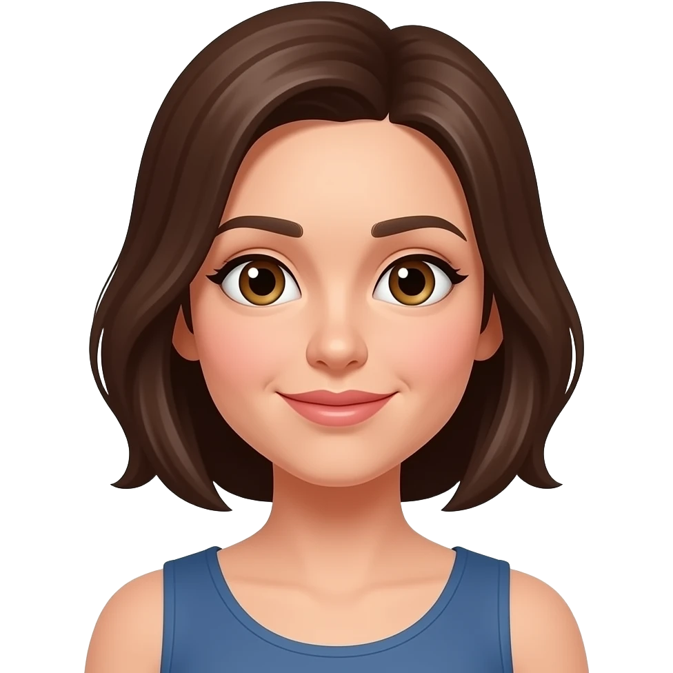 Создай эмодзи женщины с глазами курицы emoji