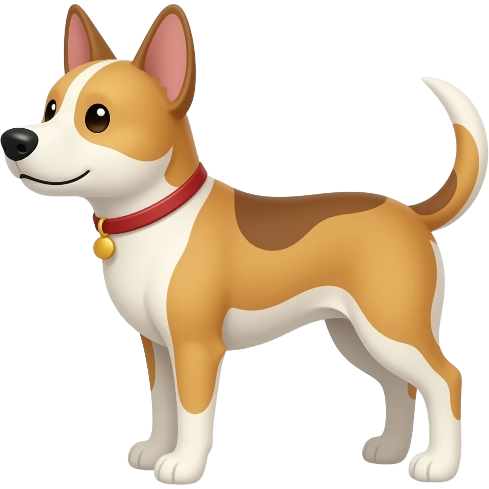 Tail not striped emoji
