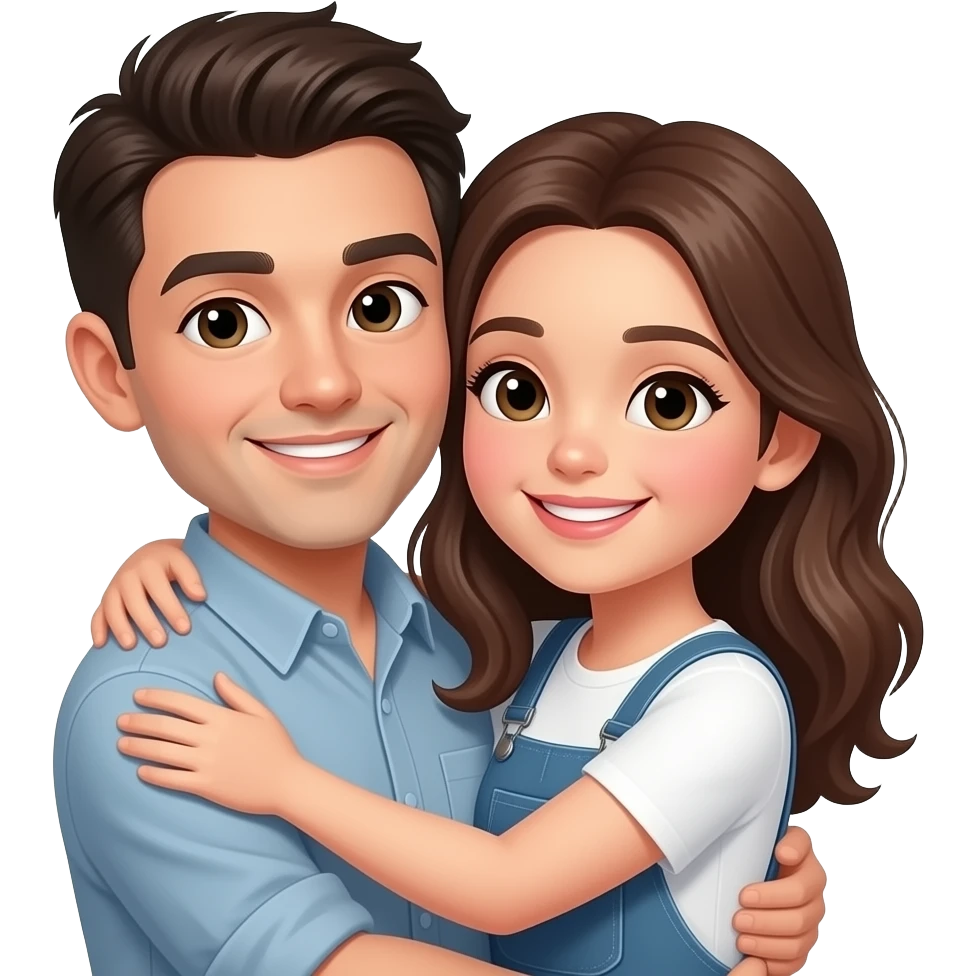 Snuggling emoji