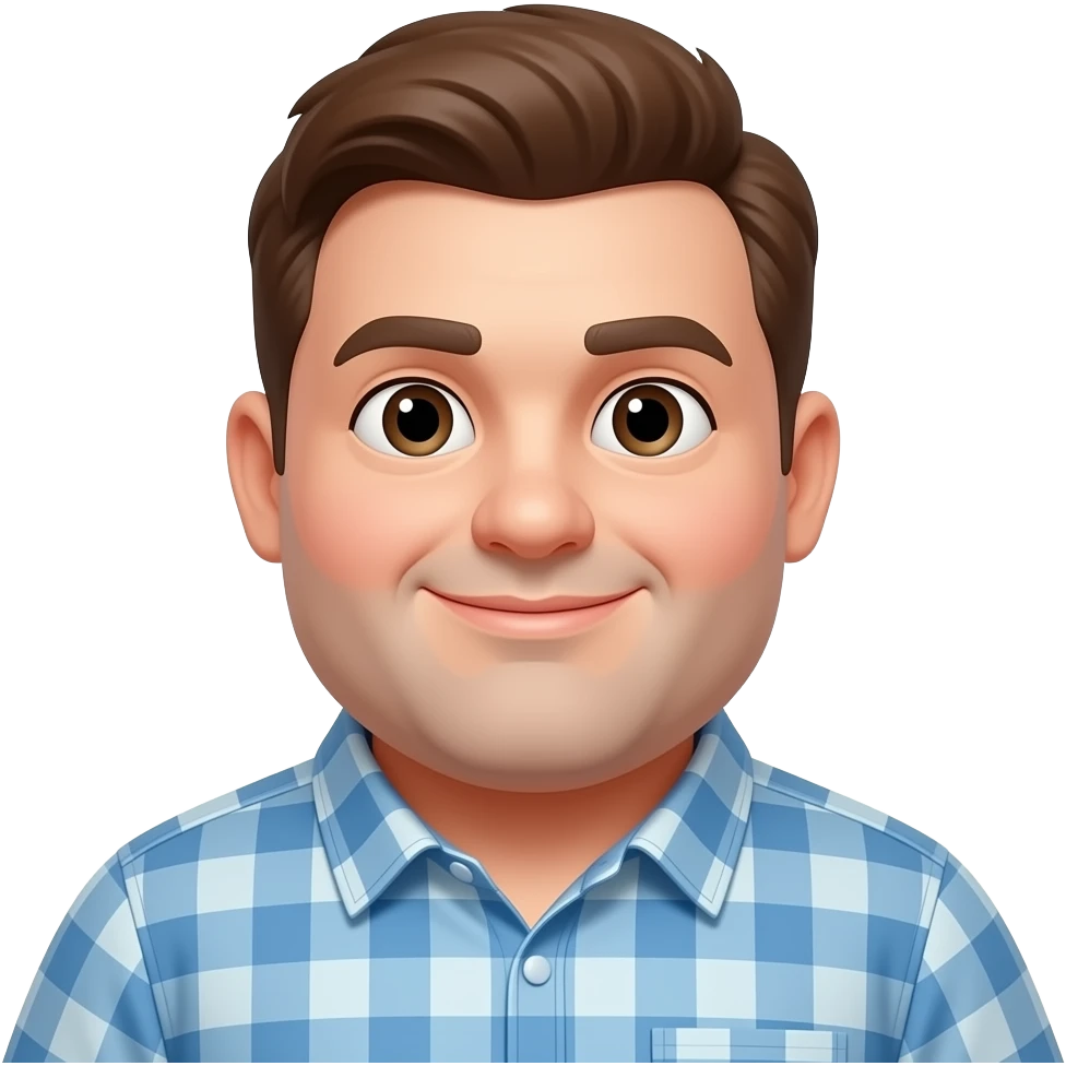 Fat man emoji