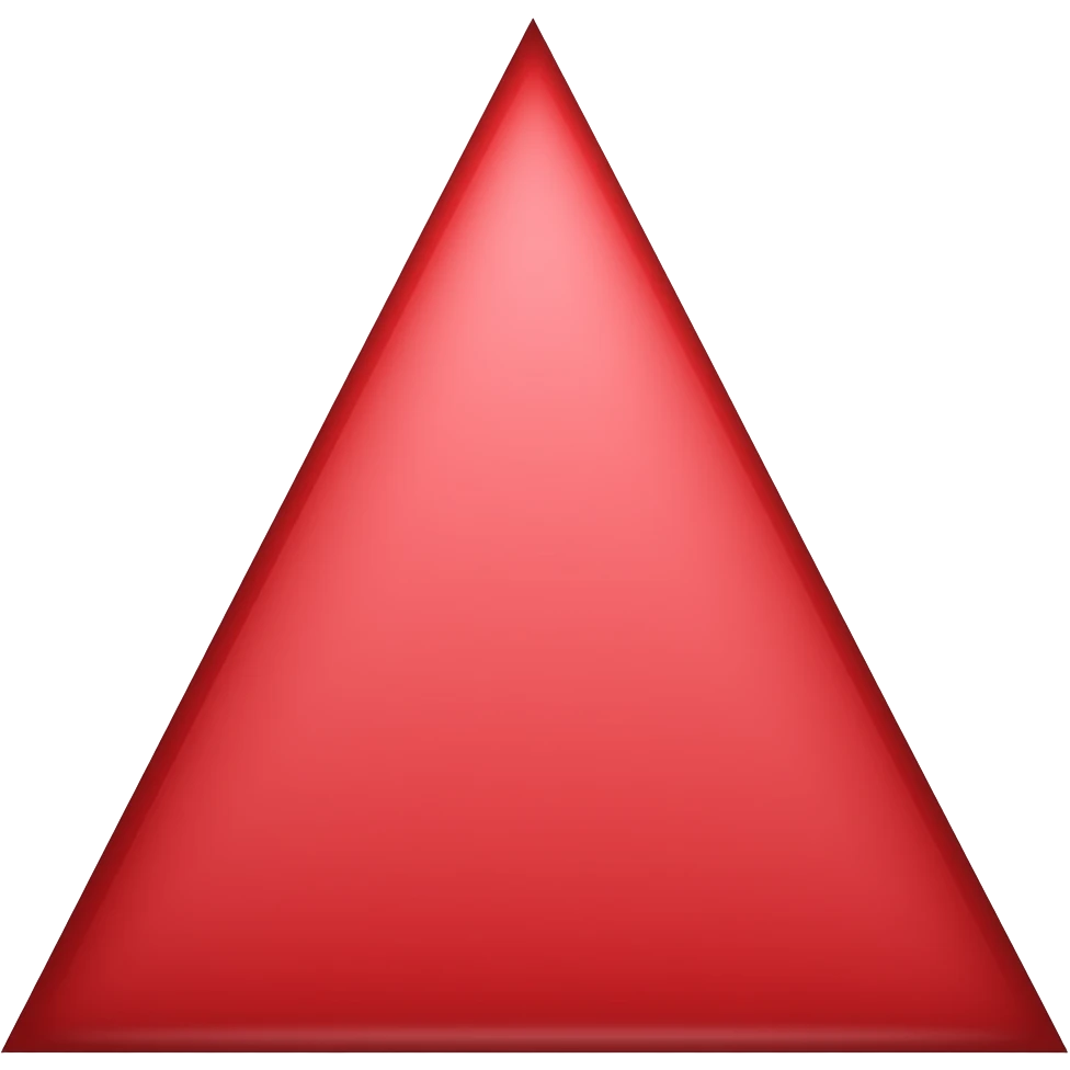 Red Triangle Pointing Up emoji