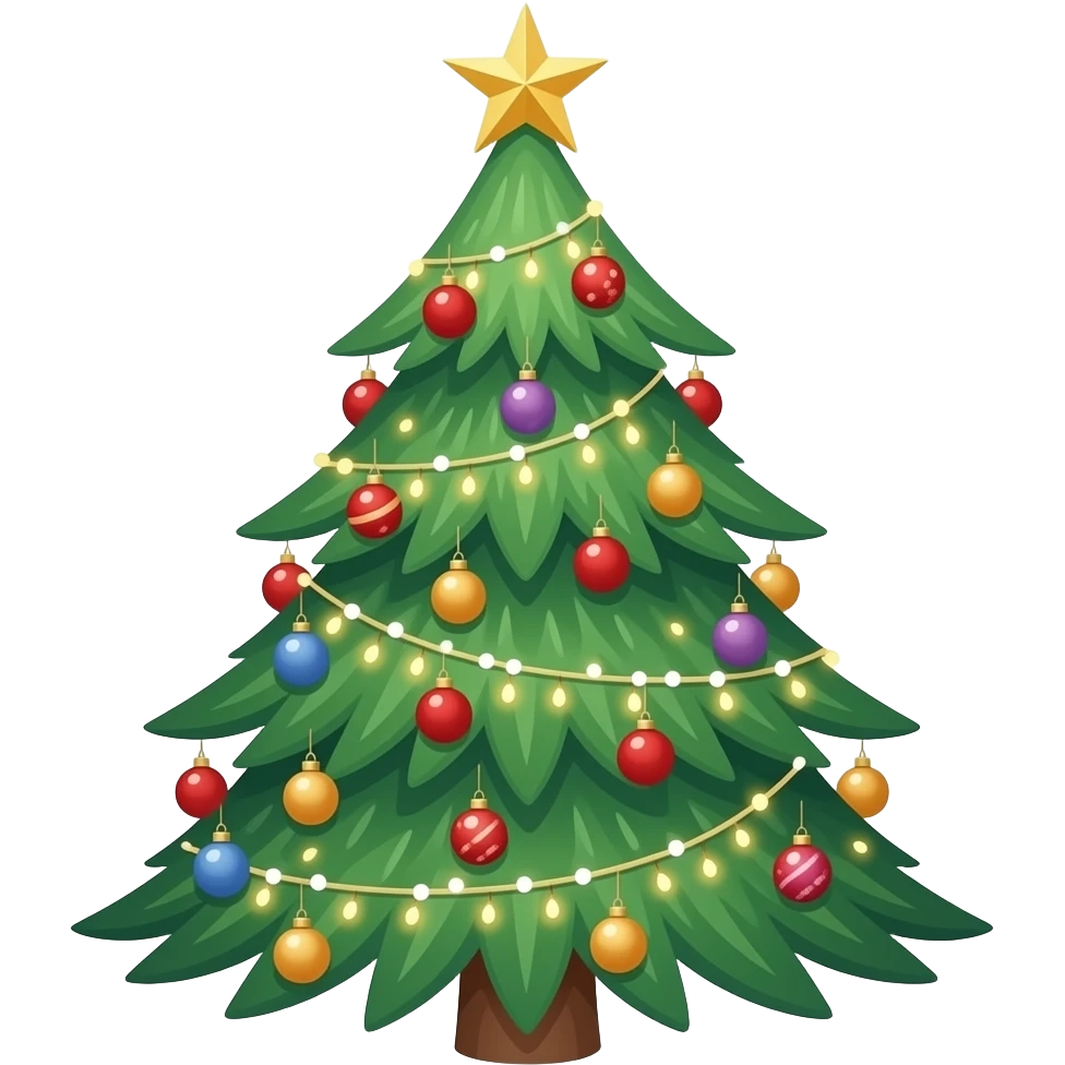 christmas tree emoji
