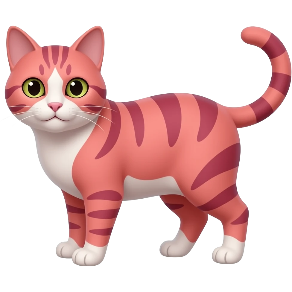 Red point cat emoji