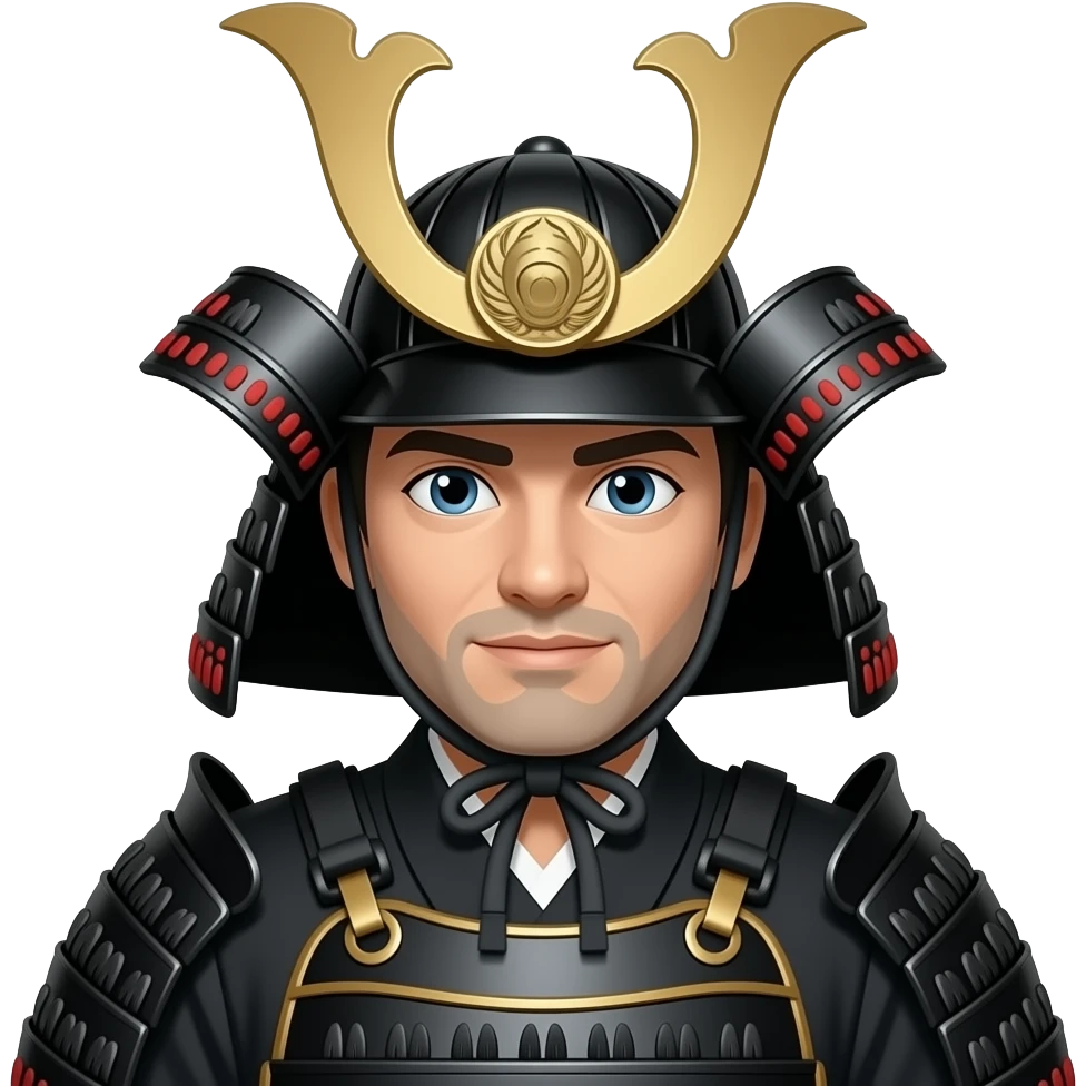 سامورایی مشکی emoji