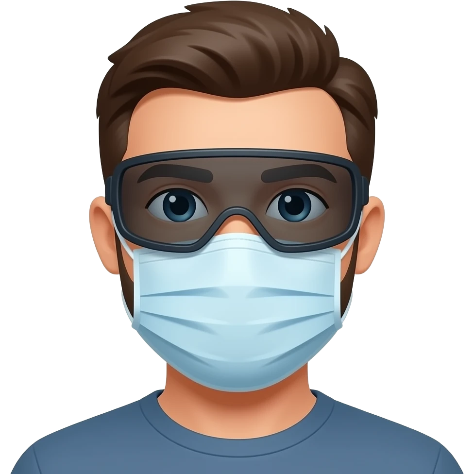 full face mask man emoji