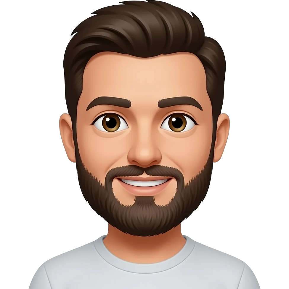 And have a beard emoji