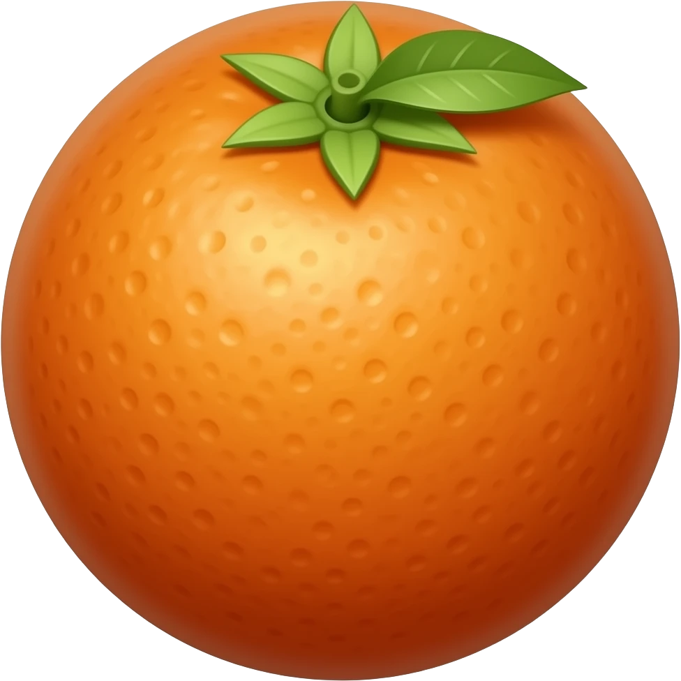 Emoji Orange Chocolate emoji